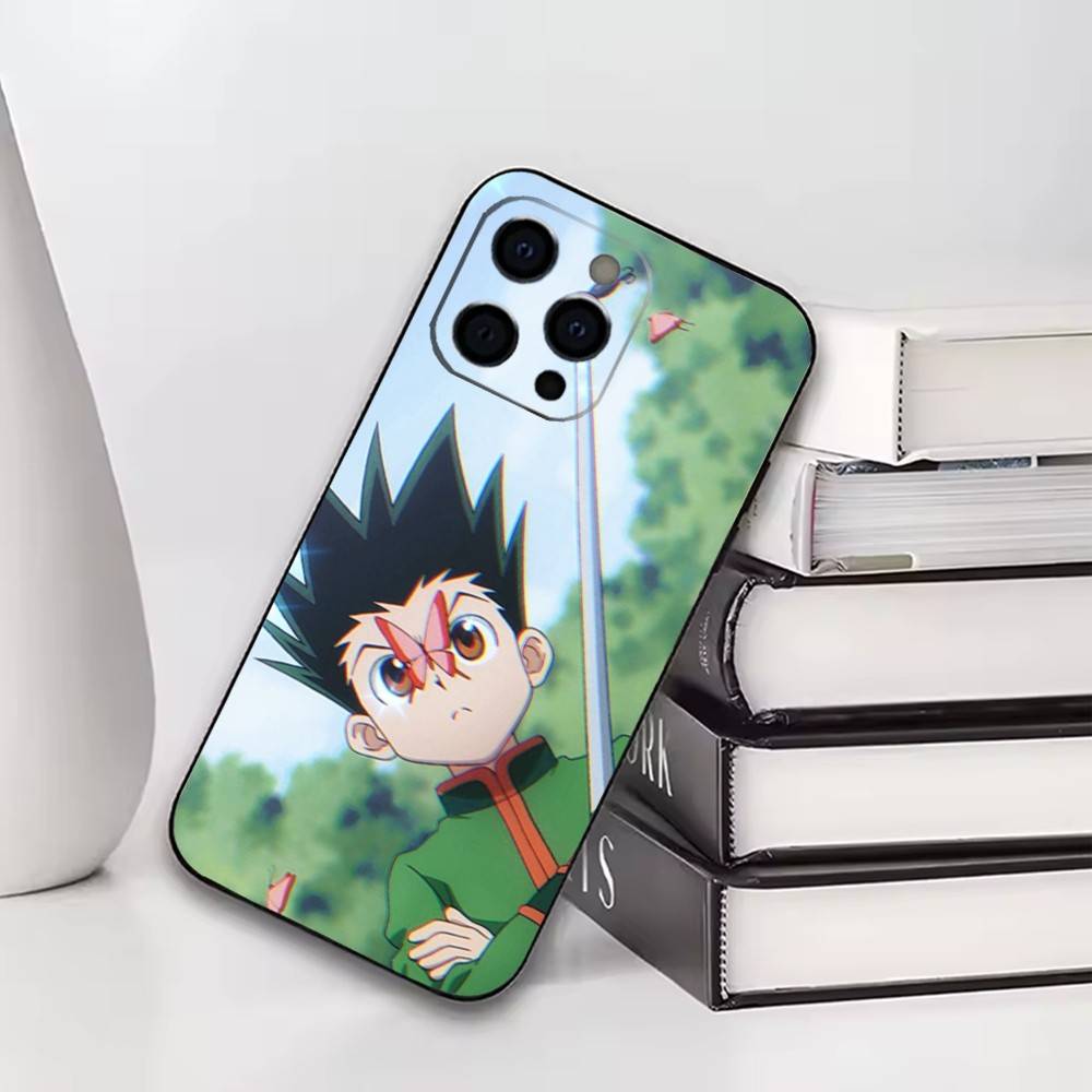 Hunter Gon Freecss Phone Case For iPhone17,16,15,14,13,12,11 Plus,Pro Others Soft Black Cover