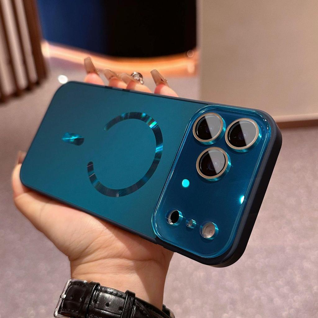 Чехол для iPhone 17 Pro Max: Матовый магнитный протектор для линзы и экрана