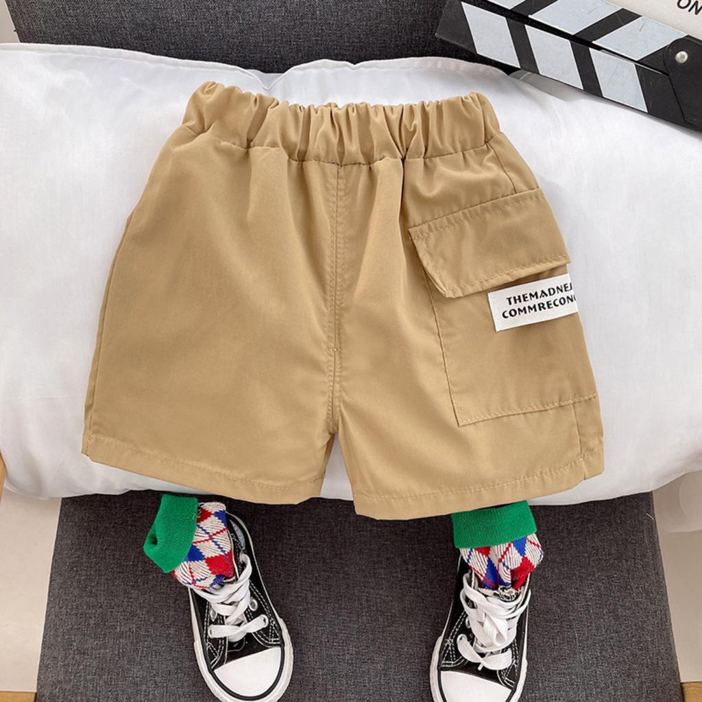 Classic Animal Baby Short Sleeved Set, Boys and Girls Short Sleeved T-shirt Set, Cartoon Bear Collar T-shirt Set