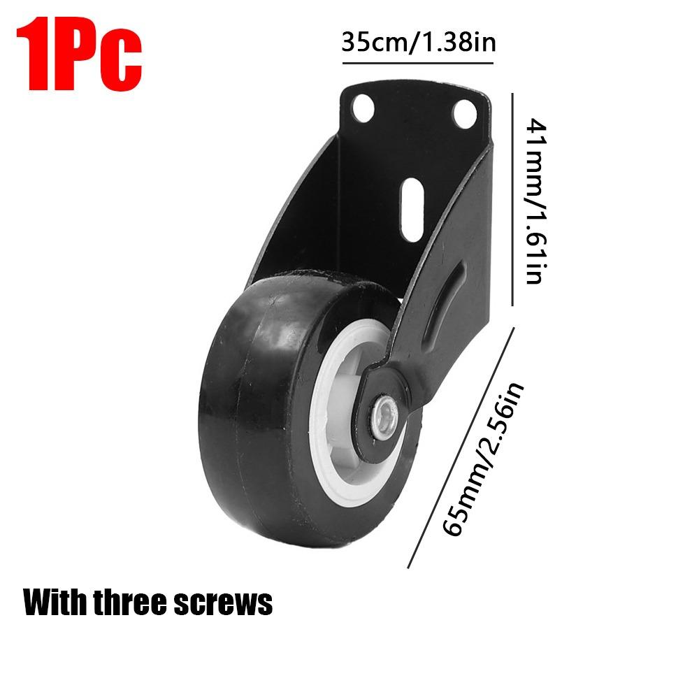 1/2Pcs Side Mounted Directional Roller Mobile Gate Casters Durable Furniture Caster