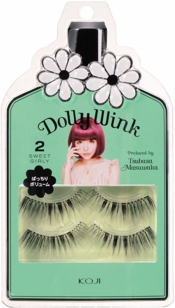 Накладные ресницы Dolly Wink №2 Sweet Girly Черные 2 пары (х 1)