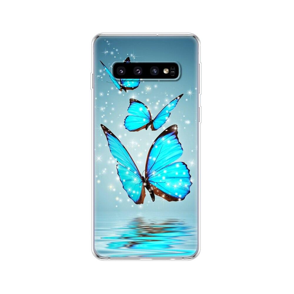 Чехол для Samsung Galaxy S10 S10Plus, силиконовый чехол из ТПУ для телефона S10 E, чехол для Samsung S10 Plus G975F S 10 SM-G973F, прозрачный