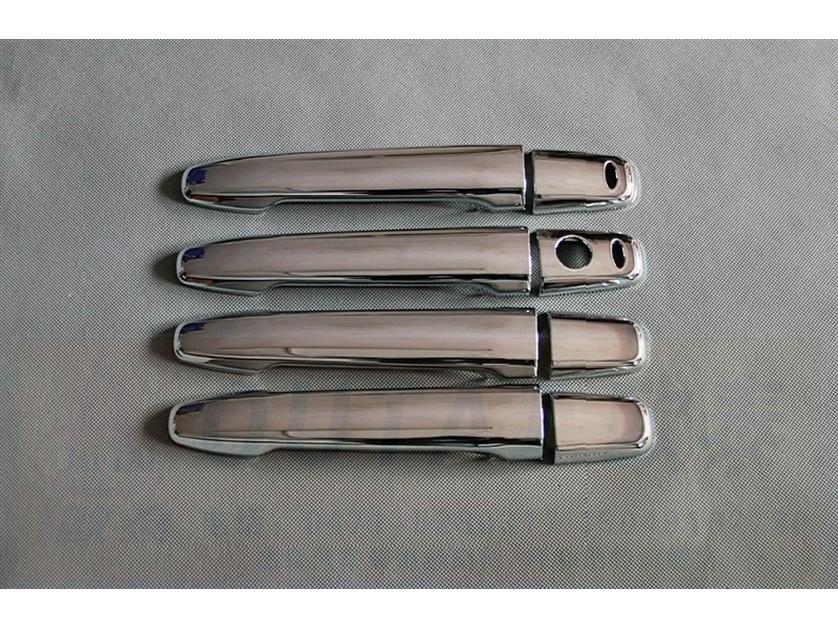 Комплект накладок на дверные ручки и накладок-чаш для Mitsubishi ASX