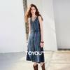 Женское джинсовое платье-миди без рукавов Chuyu из лиоцелла