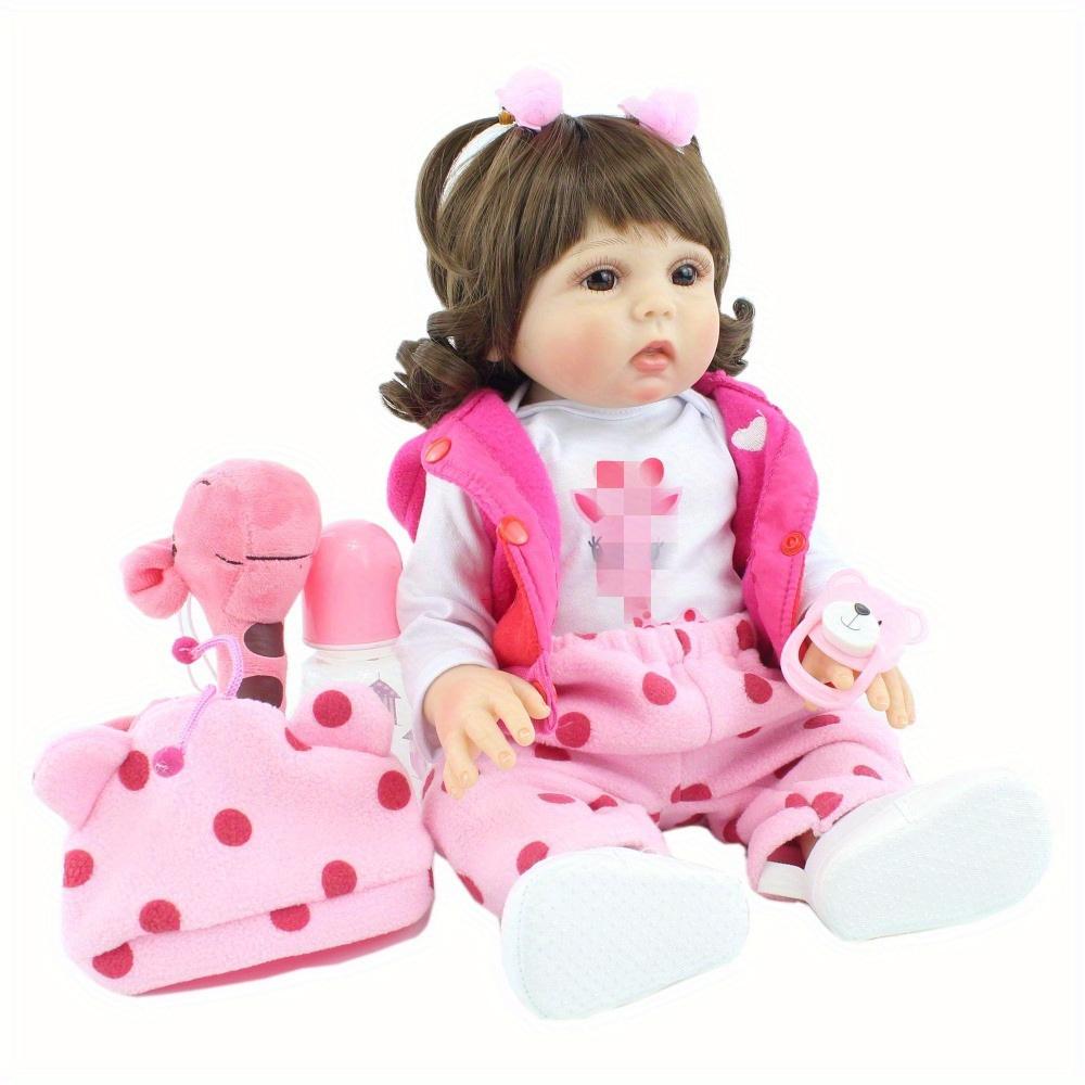 BZDOLL 48 см Кукла-реборн для новорожденного из мягкого винила, 19 дюймов, реалистичная виниловая кукла-малышка, игрушка для купания