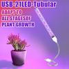 5 В Светодиодная лампа для выращивания растений Полный спектр Красный и Синий Фито лампа для выращивания растений для помещений USB Фитолампа для растений Цветы Рассада Теплица