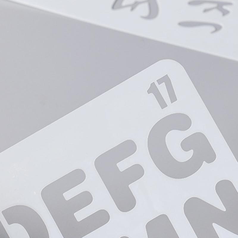 20 шт. Полые трафареты с буквами/цифрами для граффити, трафарет с алфавитом, пластиковые трафареты с буквами, трафарет для каллиграфии