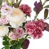 Francfranc Rose Eucalyptus Mix Bouquet, Pink, 2025 Model, Artificial Flowers for Interior Decoration