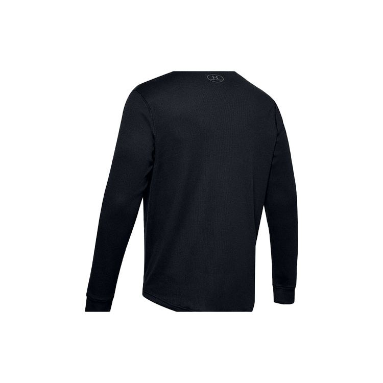 Under Armour Футболка мужская вафельная Henley повседневная спортивная с длинным рукавом 1302356-001