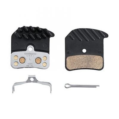 SHIMANO Тормозные колодки дисковые H03c Металлические с ребрами ibpH03cmfa