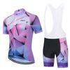 Men Women Cycling Jersey Shorts Set Quick Dry Breathable Mountain Bike Outfit Season