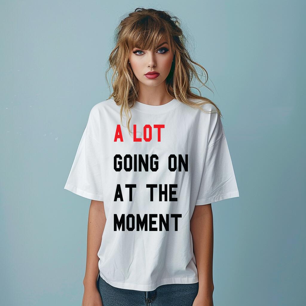 A Lot Going On Eras Tour UK Concert T-Shirt Mens Womens Tees Top Unisex Women's Oversized PrinT Shirt Mens Womens Tees Top