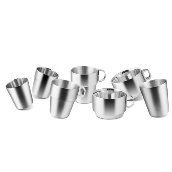 Кружки из нержавеющей стали, миниатюрные, удобные для переноски бутылки с водой из нержавеющей стали в европейском стиле для подарка