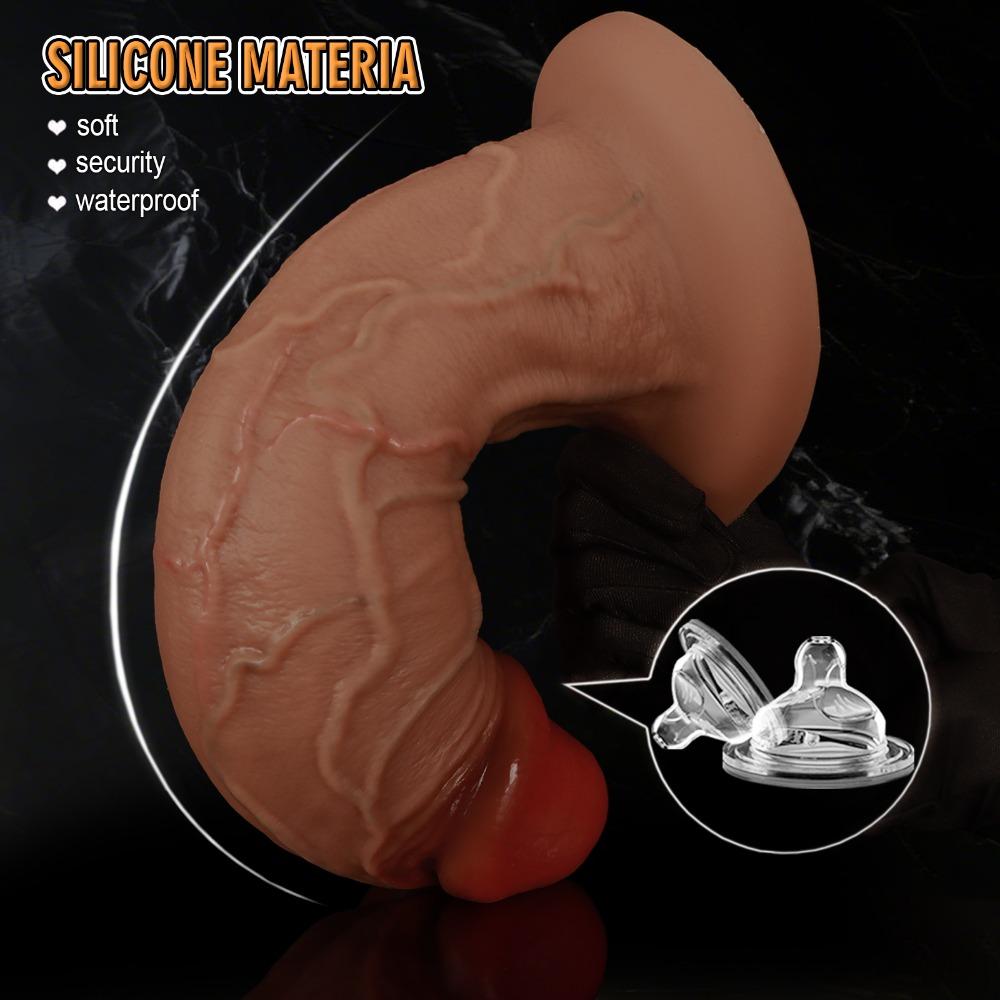 Ультра Большой Реалистичный Ди лдо Жидкий Силикон Без Яичек Женская Мастурбация Взрослый Игрушка