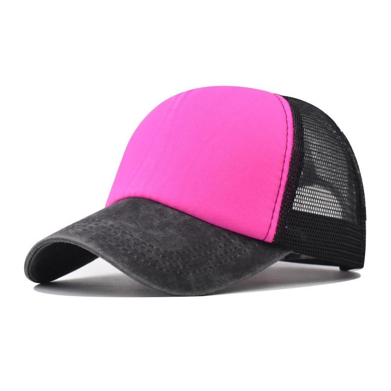 Новая унисекс кепка насыщенного цвета из промытого хлопка бейсболка для мужчин и женщин повседневные кепки дальнобойщика