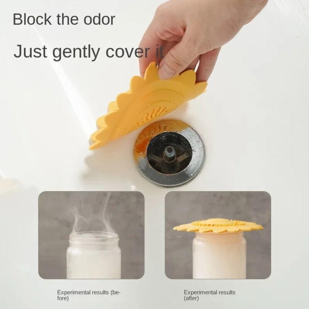 Силиконовая крышка для слива в полу, нажимная, дренажная, дезодорирующая, модный фильтр для волос