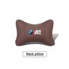 Car Headrest M-emblem Neck Pillow Auto Accessories For BMW E46 E90 E60 F30 F10 E39 E36 F20 G20 G30 E92 E87 E91 X5 E70 F11 E30 X3 BA8