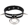 Goth Punk Spike Rivet Choker Collar For Women Steampunk Pentagram Necklace Emo Neck Strap Cosplay Chocker Gothic Accessories
