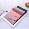 Fashion Solid Color Wallet Women's Long Wallet Multiple Card Slots Card Bag Id Credit Card Holder Coin Purse Women Clutch Bag