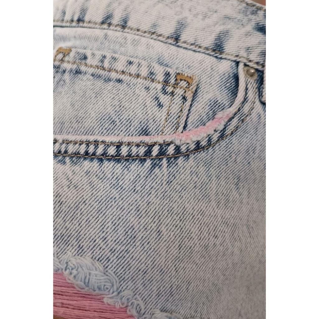 High Waist Torn With Liner Jeans Jeans Shorts