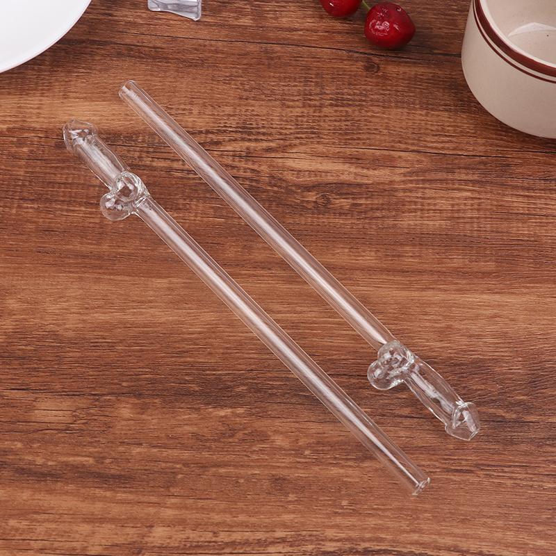 Забавная стеклянная трубочка креативные соломинки из боросиликатного стекла термостойкие многоразовые трубочки кухонный инвентарь принадлежности для вечеринок
