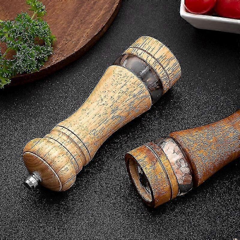 Grinder,wood Salt And Grinder Mills Sets,2 Pack,retro