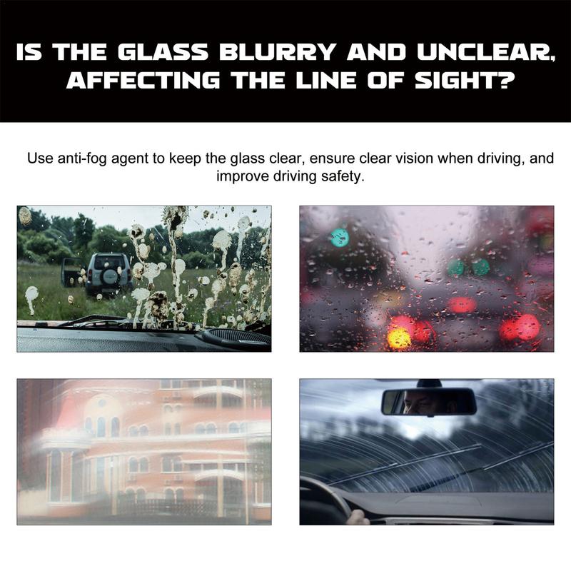 Водоотталкивающее средство для лобового стекла, очиститель масляной пленки на стекле автомобиля, 100 мл, средство против запотевания, аксессуары для чистки автомобиля