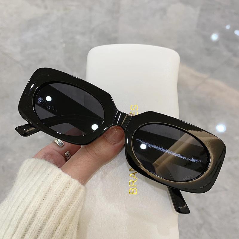 Candy Color Square Sunglasses Women For Men  Fashion Vintage Trending Sun Glasses Punk Hip Hop Luxury Brand Designer Shades