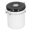 Герметичный контейнер с ложкой Контейнер из нержавеющей стали для кофейных зерен с клапаном сброса Белый 1,8 л