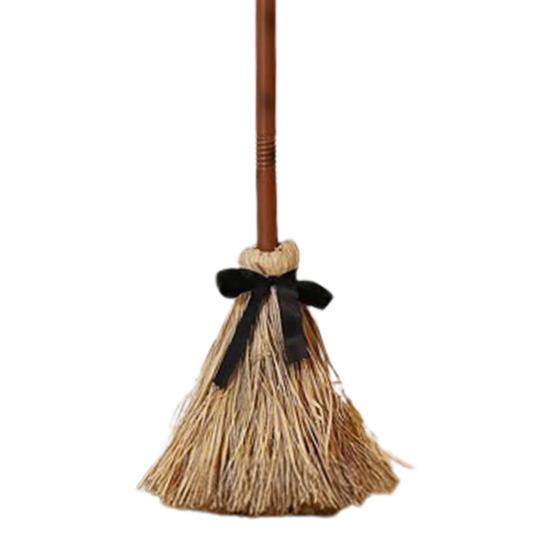 Halloween Floating Broom 43.5 Inches Tall Magical Animated Witch Broomstick Sound Touch Activated Haunted Dancing Broom for Party Home Floor Decor