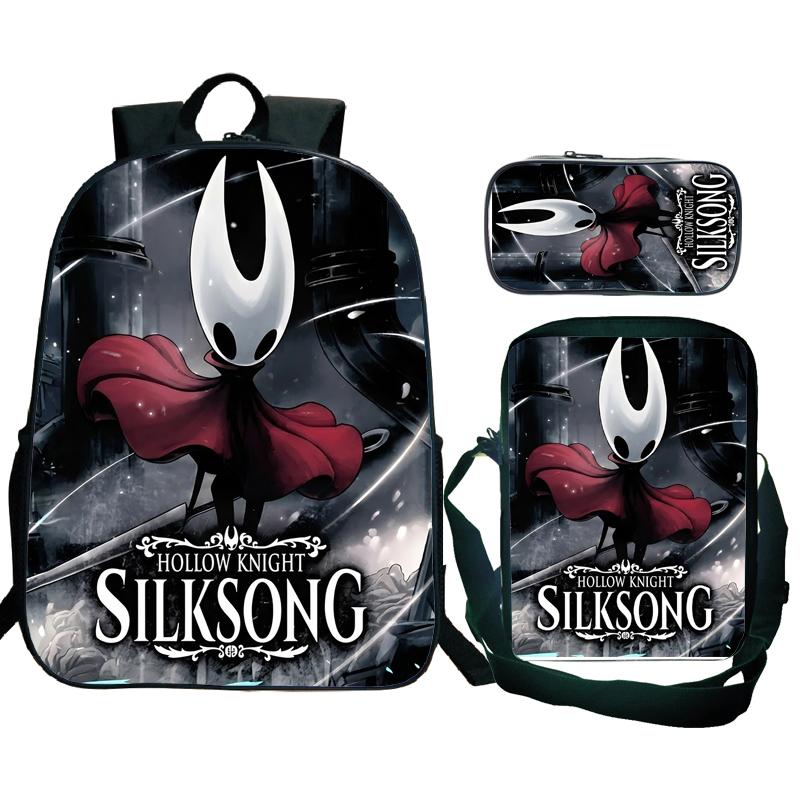 Hollow Knight 2 Silksong Рюкзак Подростки Хорнет Магнит на Холодильник Ранец Сумка Через Плечо Пенал Школьные Рюкзаки
