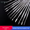 Stainless Steel Clay Sculpting and Carving Knife for Fine Oil Clay and Figure Sculpture