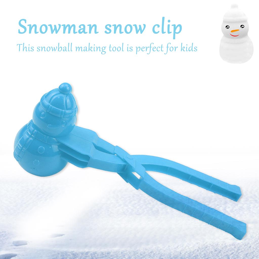 1/2/4Pcs Winter Snowball Clips DIY Duck Rice Mold With Handle Cute Animal Snowball Clamp Toys Multi-Shape for Kid Outdoor Sports