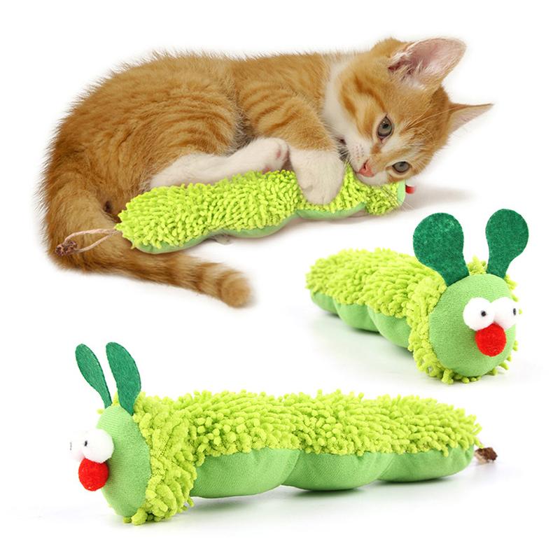 1 шт. жевательные игрушки для кошек, гусеница, кошачья мята, молярная игрушка, серебряная лоза, дразнящая игрушка для кошек, игрушка для чистки рта, игрушка для котят, аксессуары для домашних животных