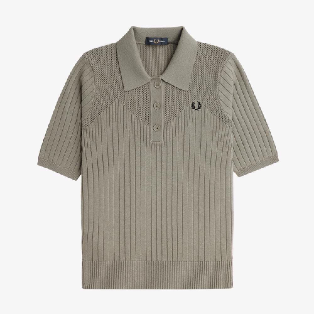 Fred Perry [женщины] Шерстяная трикотажная рубашка с пуантами U54 Afpf2417112 U54
