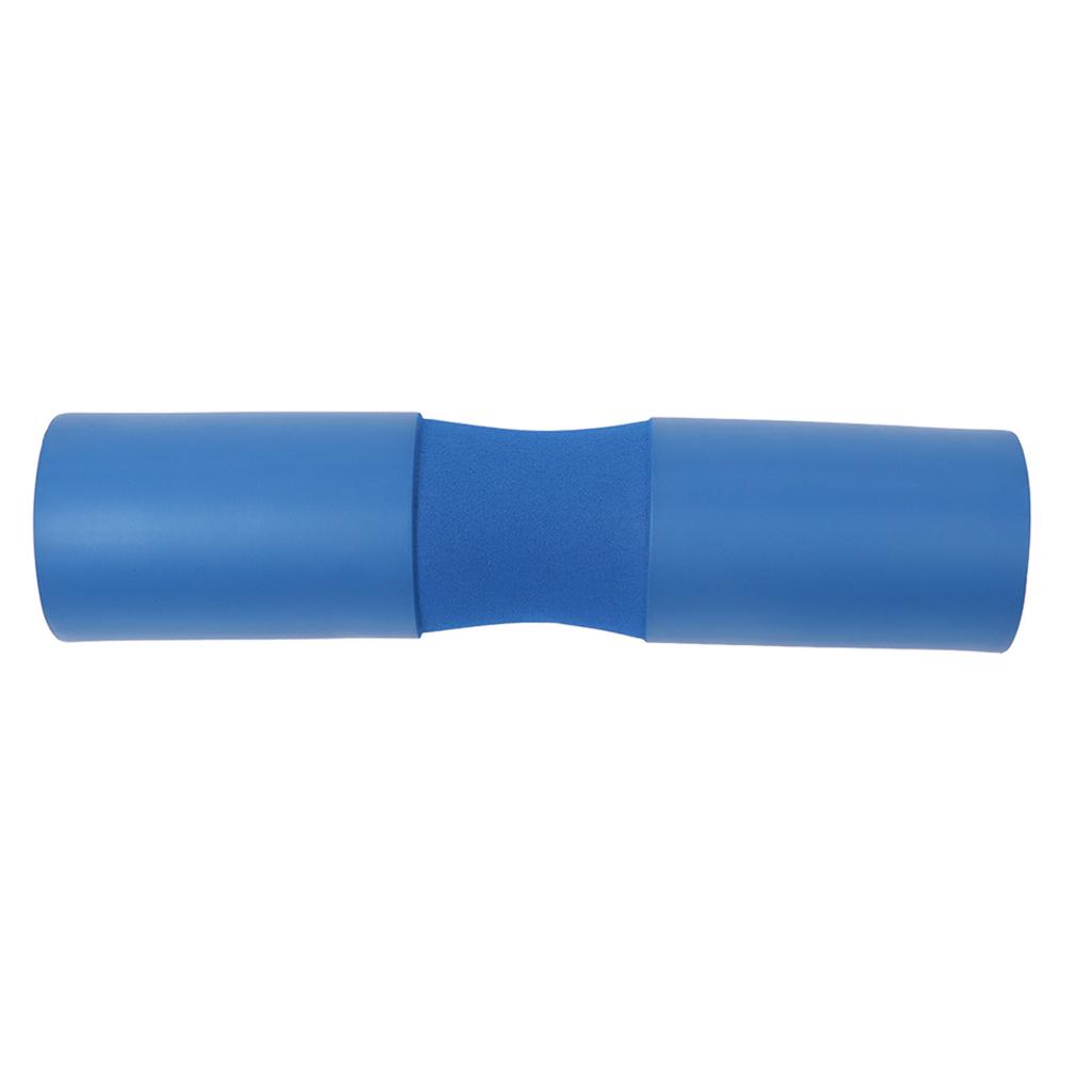 Squat Pad Blue Barbell Pad Thickened Foam Provide Cushion To Neck Shoulder with 2 Strap Squat Accessory for Gym