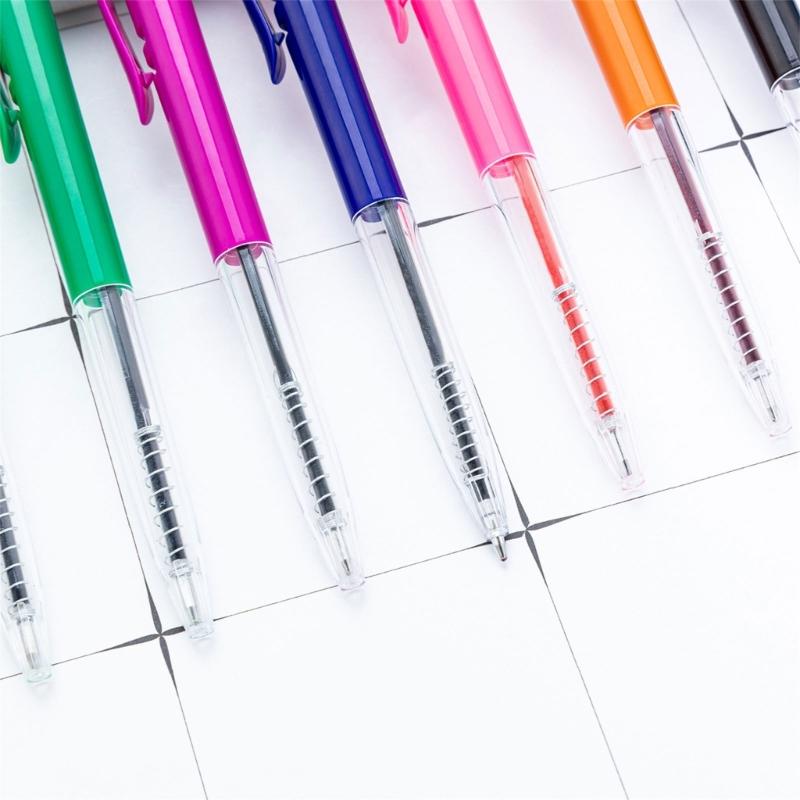Retractable Ballpoint Pen 1.0mm Signing Pen Smooth Writing Tool For Sketching Notetaking Tasks