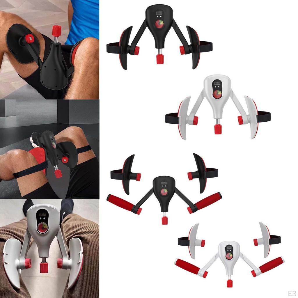 Тренажер для укрепления ног и бедер с цифровым счетчиком – тонер для бедер с регулируемым сопротивлением