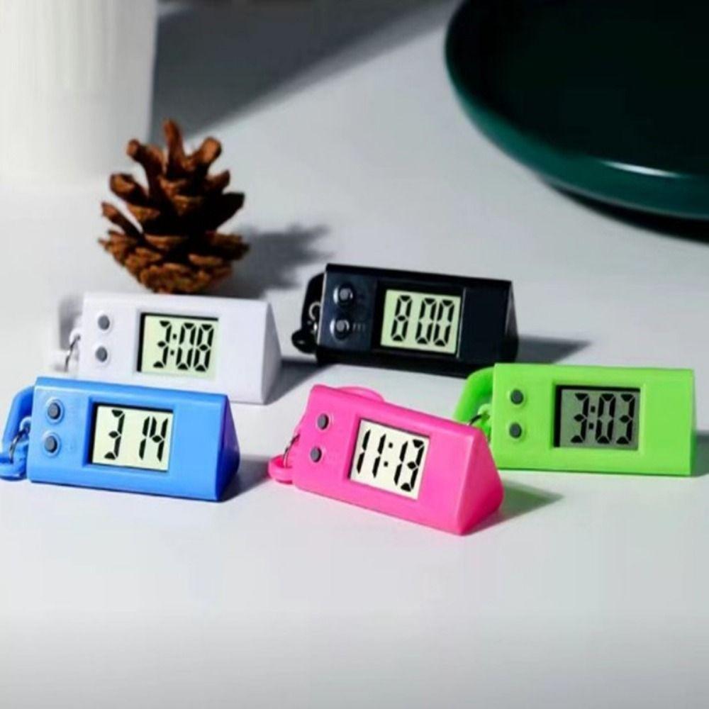 Противоударные электронные часы-брелок маленькие мини светодиодные цифровые часы настольный дисплей времени