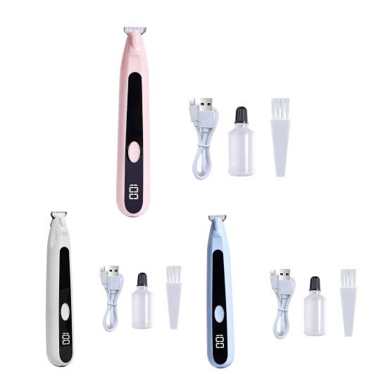 Триммер для лап собаки Низкий уровень шума Широкое лезвие Триммер для лап питомца Беспроводные электрические машинки для стрижки питомцев для лап, ушей, морды, задней части