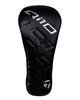 TaylorMade Golf Qi Designer Driver Headcover Wood Club Headcover Black Qi10, 20,