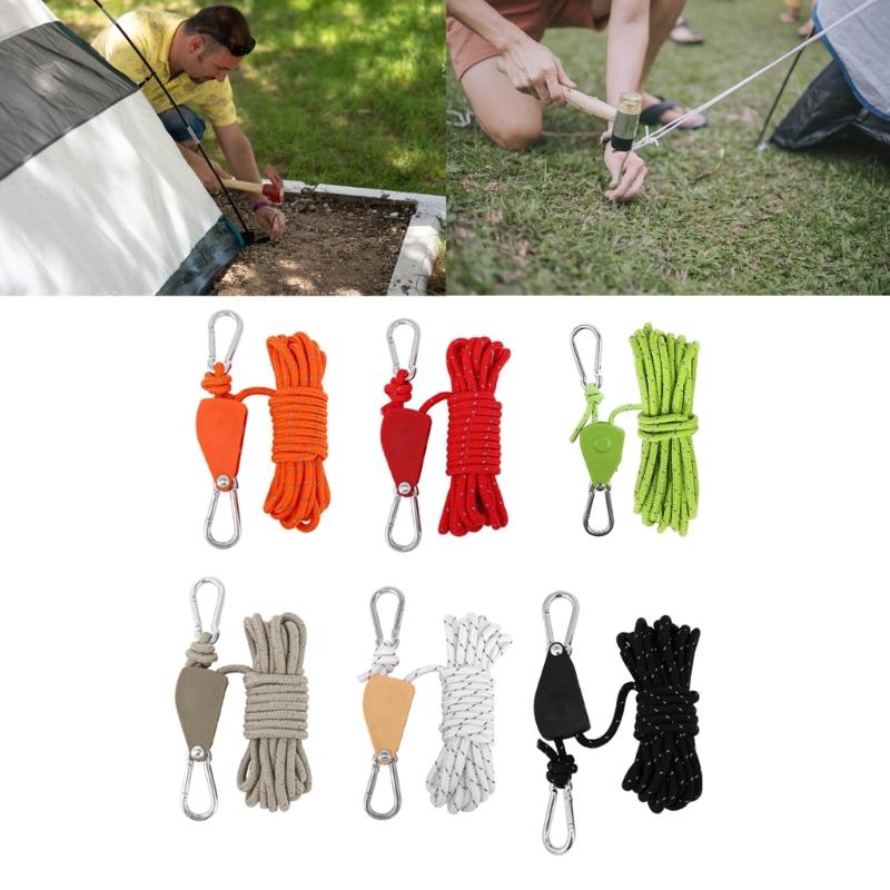 Регулируемые Фиксированные Канатопротяжные Блоки Стопоры Крепежные Ремни Подвеска для Веревки Трещотки