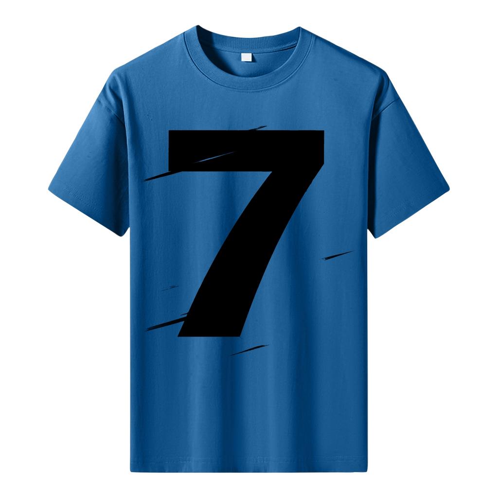 Мужская футболка с коротким рукавом с принтом Мужская свободная повседневная футболка с коротким рукавом