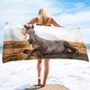 Grassland Horse Pattern Series Seaside Vacation Beach Towel Swimming Bath Towel Sports Towel
