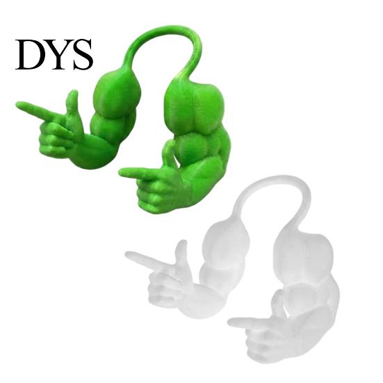 Humorous Pet Accessories 2Pcs Funny Cat Muscle Arms, Hilarious Cosplay 3D Printed Comfortable Costume Peace Gesture Lightweight Shoulder Attachment