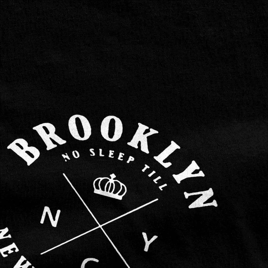 Творческий Бруклин Эст.1898 Нью-Йорк Футболки Мужские Женские Хлопковые Футболки С Надписями Футболки Одежда Для Взрослых