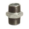Malleable Cast Iron Threaded Fitting, Double Nipple 3/8, Galvanized