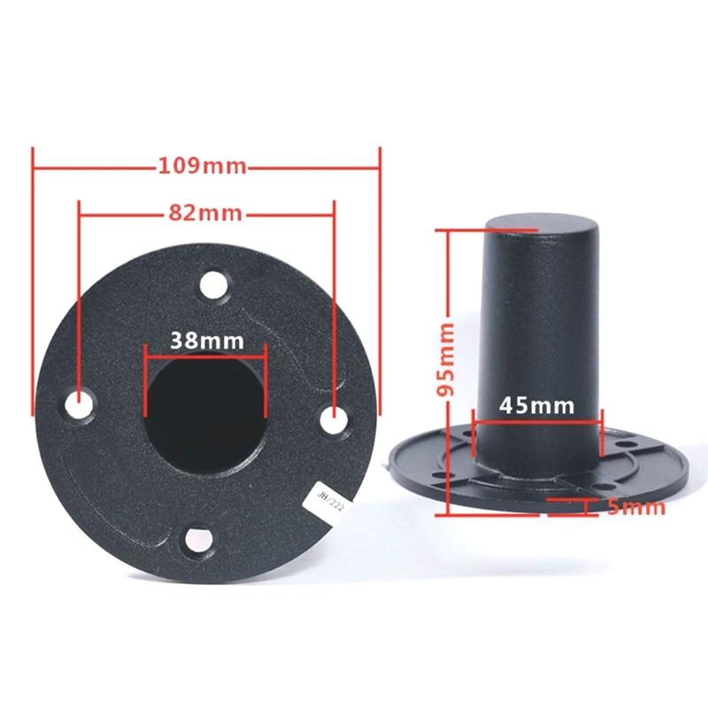 Heavy Duty Metal Speaker Stand Base Iron Lower Sound Seats for Professional Stage Use Easy Installation