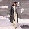 ELLE French Vintage Style Shearling Wool Casual Loose Versatile Comfortable Long Sleeve Double-Sided Wool Coat Long Overcoat Women coats EN52584