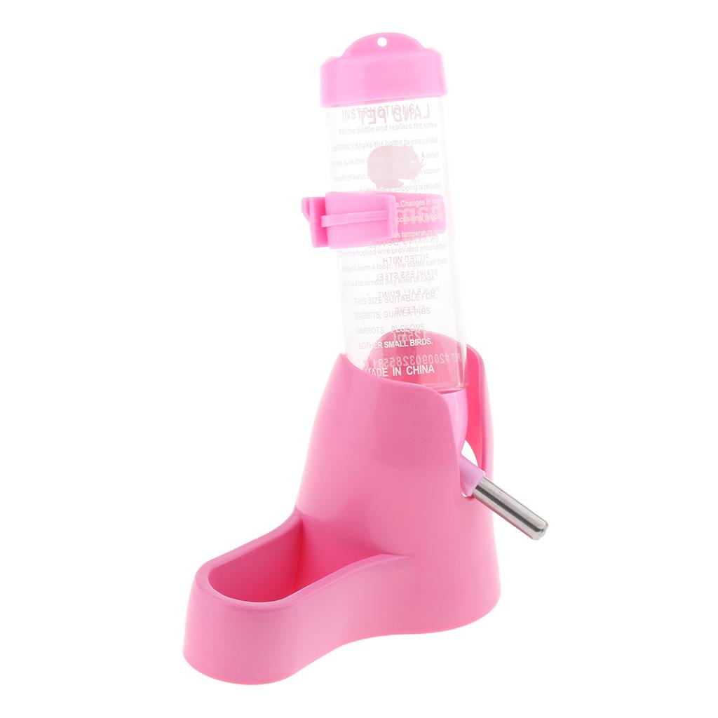 125 мл диспенсер для воды для мелких животных, питьевая бутылка с миской для еды для хомяков, морских свинок, шиншилл, крыс, мышей, кроликов